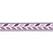Designer’s Shop JR 768 Purple Leaf Vine Jacquard Trim – 1-7/16" x 5 Yards – Decorative Woven Border